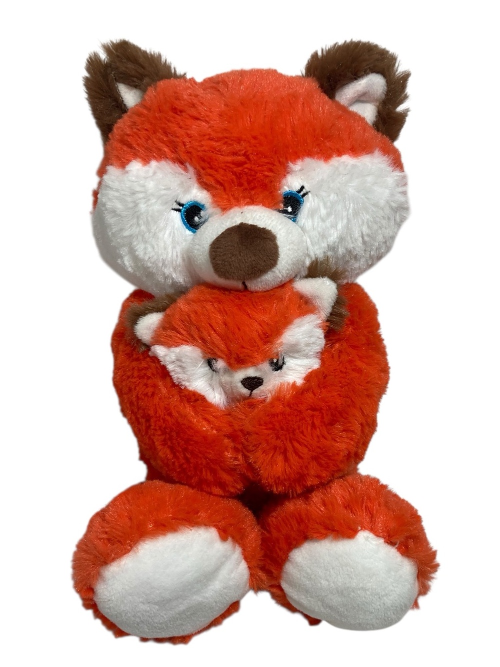 Spark Create Imagine 12" Plush Mommy Fox Huggable Baby Rattle Crinkle Ears